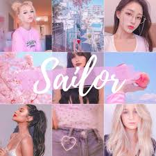 Sailor Anime Presets Lightroom Mobile Aesthetic Retro Presets For Instagram Selfie Kawaii Japanese Presets Pastel Pink Preset Dreamy Preset Lightroom Presets Portrait Lightroom Presets Portrait Presets