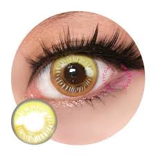 Typically, a contact prescription contains a brand name, lens base curve, lens diameter, and lens power so you can easily order the right corrective lenses. Sweety Anime Yellow Best Yellow Contacts For Cosplay Uniqso