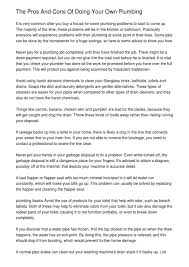 They used to employ a cleaner who cleaned the house. The Pros And Cons Of Doing Your Own Plumbing By Lenart Hammer Issuu