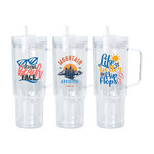 40oz Sublimation Snow Globe Tumbler Glass Can 20oz Double ...