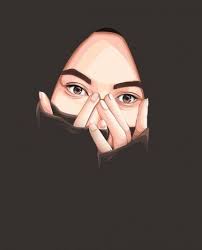 * if the painting is large will can't ship with frame together,the express shipment service can't support large parcel ,so the painting will rolled and ship interior painting tenderness 50x50 cm. 30 Trendy Ideas Fashion Art Illustration Wallpaper Fashion Art Illustration Hijab Drawing Girl Cartoon