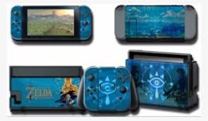Check out our custom vinyls and skins to revamp your favorite console. The Legend Of Zelda Breath Of The Wild Logo Protective Nintendo Switch Decal Stickers Png Image Transparent Png Free Download On Seekpng