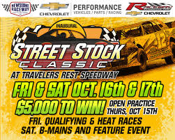With its proximity to the mountains and burgeoning main street, travelers rest has become a destination for fun in the south carolina upstate. Crate Racin Usa Street Stocks On Twitter Big Weekend Of Racing For The Baddest Street Stocks On The Planet During The Inaugural Street Stock Classic At Travelers Rest Speedway Lots Of Money