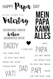 Vatertag Klartext Stempelset Happy Papa Day Von Www Danipeuss De Mit Bildern Vatertag Vatertag Diy Vater