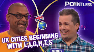 Know your UK geography? 👀 This show's contestants try to guess cities in  the UK which begin with the letters L,I,G,H,T,S and aim to score a  Pointless answer.