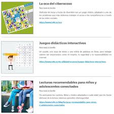 Fichas y material interactivo : Juegos Tematicas Recursos Educativos Digitales