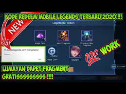 Kode redeem mobile legends terbaru 2020 gratis kode redeem fragment ml terbaru link instal redemption cara memasukkan kode redeem ml 2020 ⚠️ terbaru!! Update Redeem Ml Code 16 November 2020 Hurry Claim Mobile Legends Redeem Code From Moonton Archyworldys