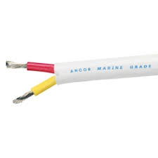 Tinned copper gives the least electrical resistance but the most corrosion protection. Ancor Marine Grade Flat Duplex Safety Electrical Cable 18 2 Defender Marine