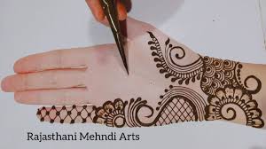 Simple Easy Mehndi Design For Front Hands Easy Bharwa Mehndi Design In 2020 Mehndi Simple Simple Mehndi Designs Henna Hand Tattoo