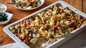 This Easy Recipe Is Basically A Macaroni And Cheese With Vegetables It Is A Jumble Of Cuisines British With The Brusse Recipes Pasta Dishes Whole Wheat Pasta