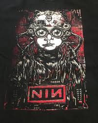Find many great new & used options and get the best deals for nine inch nails inspired bandana neck gaiter. Nine Inch Nails Shirt Vintage Industrial Rock Steampunk Etsy