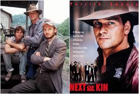 Next of Kin", starring Patrick Swayze, Bill Paxton, and Liam Neeson, was  released to theaters 36 years ago today on October 20, 1989! It's hard to  believe that Swayze and Paxton are