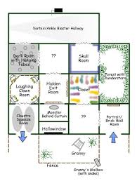 Static Granny S Mansion Garage Haunt Layout For 2012 Your Thoughts Halloween Maze Haunted House Diy Diy Halloween Maze