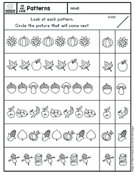 Find lots of free printable pattern worksheets that your kids and students will love doing. Kindergarten Patterns Worksheets Worksheet Preschool Sumnermuseumdc Org