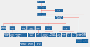 Management Organizational Chart Gulf Fluor