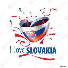 La bandera de eslovaquia está compuesta por tres franjas horizontales de las mismas dimensiones. Bandera Nacional De La Eslovaquia En La Forma De Un Vector De Stock Crushpixel