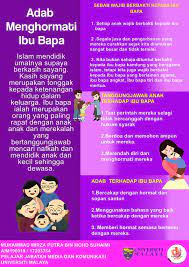 Hati ibu bapa terhibur jika anak mereka tahu menghormati mereka. Ahmad Sanusi Husain Com Adab Menghormati Ibu Bapa