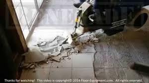 Perhaps your robust and durable tile floor has been damaged by something really big and heavy falling on it, or more likely, the style feels dated and you want something new. Ceramic Tile Removal Equipment Floor Covering Removal Equipment
