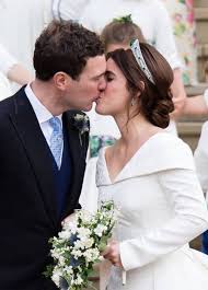 Sarah ferguson heiratete den sohn von queen elizabeth am 23. Prinzessin Eugenie Von England Hochzeit Postkarte Prinzessin Eugenie Zweite Hochzeitskleider Konigliche Hochzeit