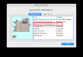 It worked on an older version of the driver, but last version is not working with the exact same command: Cannot Print Imagerunner Advance Ir Adv Apple Community