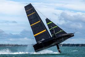 The #ac75 is the bold new high performance fully foiling monohull. America S Cup Ac75 Sails Away After Violent High Speed Nosedive