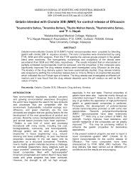 Maybe you would like to learn more about one of these? Pdf Gelatin Blended With Cloisite 30b Mmt For Control Release Of Ofloxacin