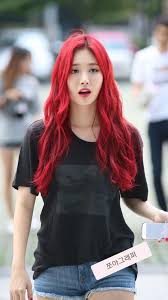 Reject The Binary Girl S Day Yura Red Hair Korean Hair Styles