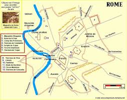 Plan De Rome Ville Et Monuments