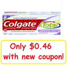 Get 0 49 Colgate Total Toothpaste At Walgreens With New Coupon Colgate Toothpaste Colgate Toothpaste