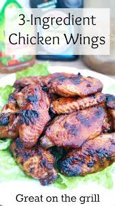3 Ingredient Chicken Wings Chicken Wing Marinade 3 Ingredient Chicken Wing Recipes