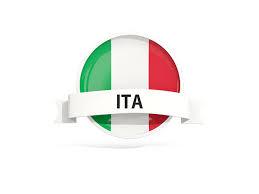 It italy flag icon public domain world flags iconset wikipedia. Round Flag With Banner Illustration Of Flag Of Italy