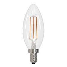 Bulbrite Clear Led Filament B11 40 Watt Equivalent Candelabra Base Soft White 350 Lumens Light Bulb 861419 Bellacor