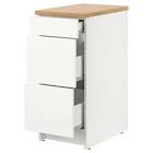 Base cabinet with drawers, white15x24x36 
