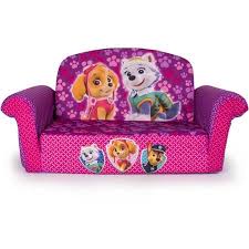 Marshmallow Furniture Children S 2 In 1 Flip Open Foam Sofa Nickelodeon Paw Patrol By Spin Master Walmart Com Kids Sofa Kids Couch Toddler Sofa