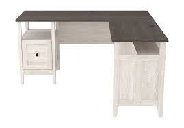Our delivery team will place furniture in the rooms of your choice. Ashley Dorrinson Two Tone 2 Piece Home Office Desk On Sale At Lee Furniture Of Fayetteville Nc