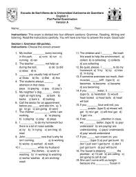 Parcial 1 módulos 1 a 3 criterios de evaluación para la evaluación del presente parcial se tendrán en cuenta dos criterios fundamentales: Primer Examen Parcial Ingles Ingles Avanzado Examen Udocz