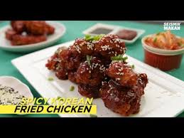 Resipi Spicy Korean Fried Chicken Youtube