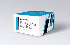 The product you see here has a purple color, but you can easily change it to any other one. Free Large Box Packaging Mockup Medialoot