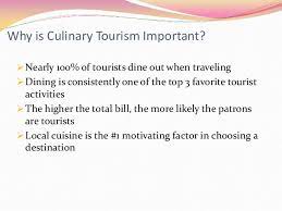 Culinary Tourism