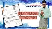 Belajar bahasa melayu bersama cikgu marmilai via cikgumarmilai.blogspot.com. Bahasa Melayu Surat Kiriman Tidak Rasmi Tingkatan 1 Youtube