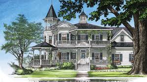 Queen Anne Victorian Homes With Turrets Queen Anne Home Plans Queen Anne Style Home Designs F Victorian House Plans Family House Plans Southern House Plans