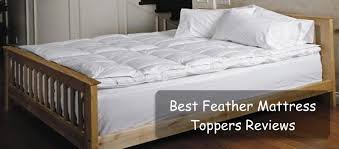Best Feather Mattress Toppers Reviews 2020 Top 5 Comparison Feather Mattress Mattress Goose Down Pillows