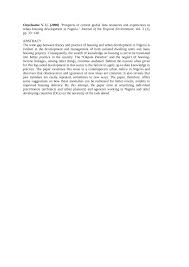 Phd in geography and environmental science (stellenbosch university, south africa). Pdf 1 Onyebueke V U 2000 Prospects Of Current Global Data Resources And Experiences To Urban Housing Development In Nigeria Journal Of The Tropical Environment Vol 2 1 Pp 33 148