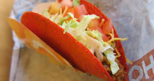 Review Taco Bell Fiery Doritos Locos Taco Brand Eating