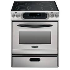 kitchen stove: kitchen aid electric stove