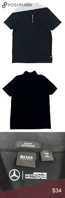 Boss Hugo Boss Mercedes Amg Polo Shirt Sz Xl Hugo Boss Slim Fit Polo Shirts Slim Fit Polo