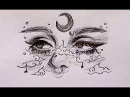 Check spelling or type a new query. á´´á´° Easy Draw Girl With Aesthetic Makeup Moon And Clouds Youtube