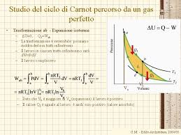 Deniamo un gas perfetto formulando le seguenti ipotesi: Le Macchine Termiche Il Primo Principio Ci Offre