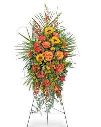 I asked if i got a bunch of my girlfriend's favourite flowers delivered to her address with a card attached to it. Sunset Reflections Standing Spray In Bonita Springs Fl Heaven Scent Flowers Inc