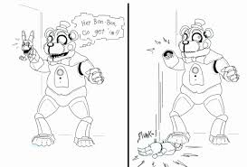 Print nightmare fredbear scary fnaf coloring pages nightmare foxy coloring pages collection size. Fnaf World Funtime Foxy Coloring Pages Novocom Top